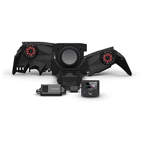 Rockford Fosgate X317-STG3 Audio Kit: PMX-2 Receiver, 800-Watt Amp, M1 Series Color Optix Multicolor LED Lighted Front Speakers & Subwoofer Kit for Select Can-Am Maverick X3 Models (2017-2022) Rockford Fosgate X317-STG3 Audio Kit: PMX-2 Receiver, 800-Watt Amp, M1 Series Color Optix Multicolor LED Lighted Front Speakers & Subwoofer Kit for Select Can-Am Maverick X3 Models (2017-2022)